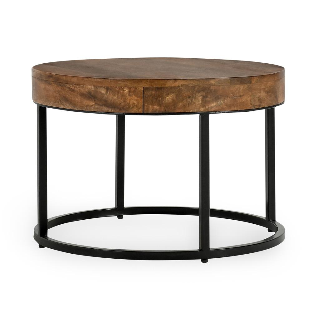 Kosas Home - Emma Table Set of 2 Nesting Tables in Natural Brown  - 51005898 veiw 2