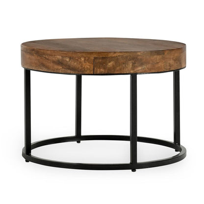 Kosas Home - Emma Table Set of 2 Nesting Tables in Natural Brown  - 51005898 veiw 2