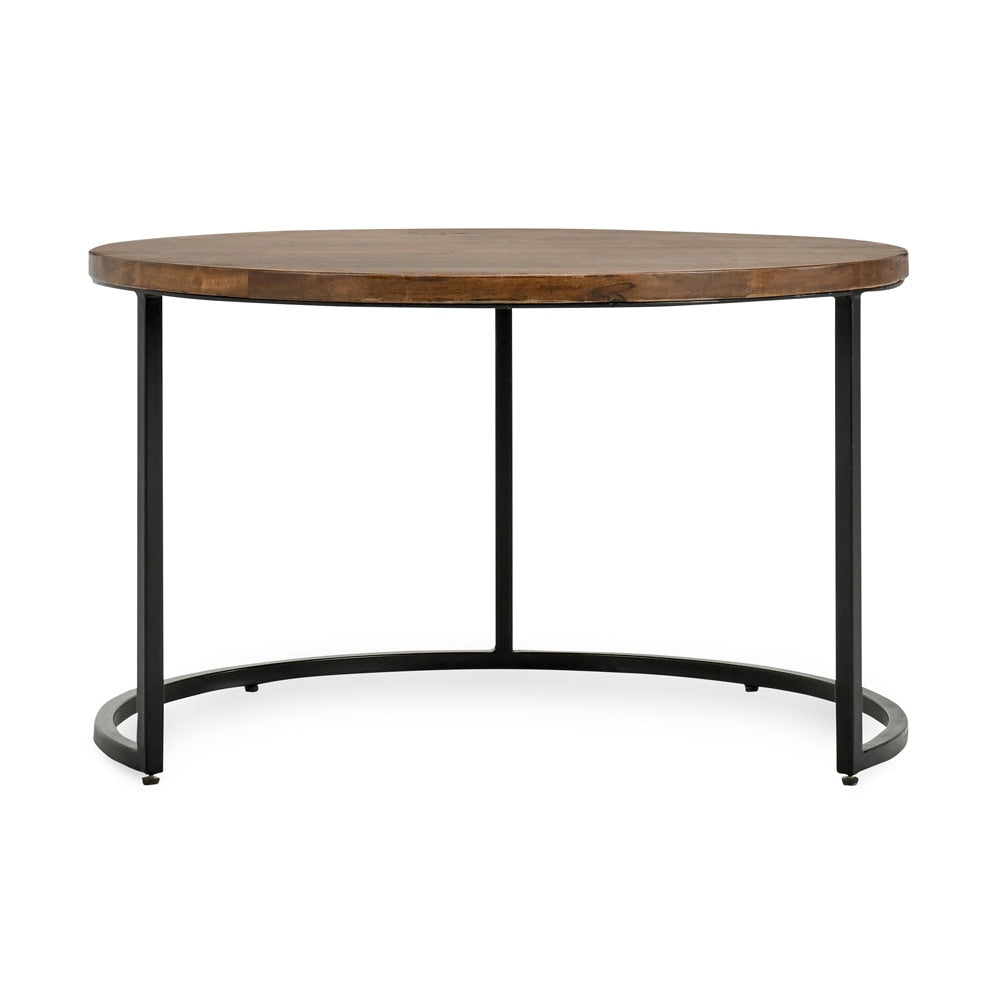 Kosas Home - Emma Table Set of 2 Nesting Tables in Natural Brown  - 51005898 veiw 3