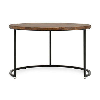 Kosas Home - Emma Table Set of 2 Nesting Tables in Natural Brown  - 51005898 veiw 3