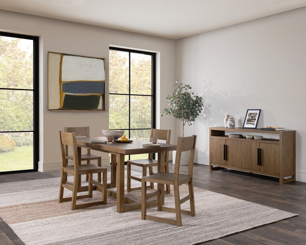 Kosas Home - Fenmore Pine Wood Dining Table - Honey Brown - 51031726 view 13