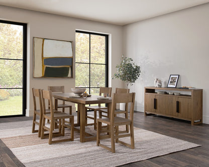 Kosas Home - Fenmore Pine Wood Dining Table - Honey Brown - 51031726 view 14