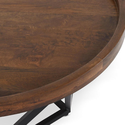 Kosas Home - Lamar Mango Wood Coffee Table in Medium Brown - 51011832 veiw 2