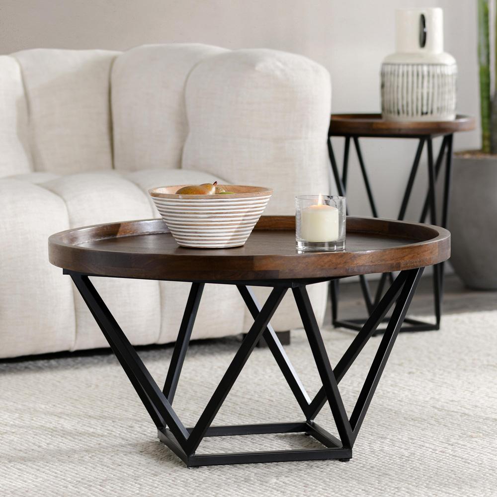 Kosas Home - Lamar Mango Wood Coffee Table in Medium Brown - 51011832 veiw 3