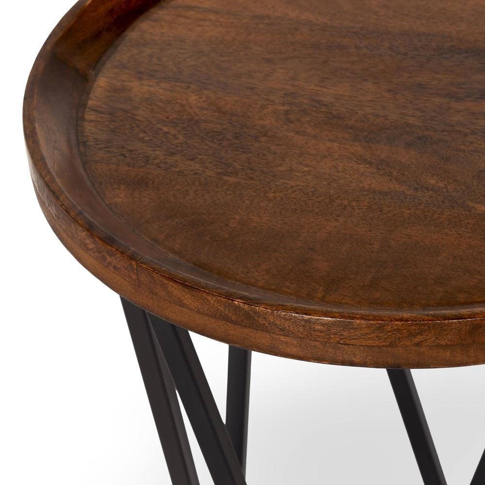 Kosas Home - Lamar Mango Wood End Table in Medium Brown - 51011833 veiw 2