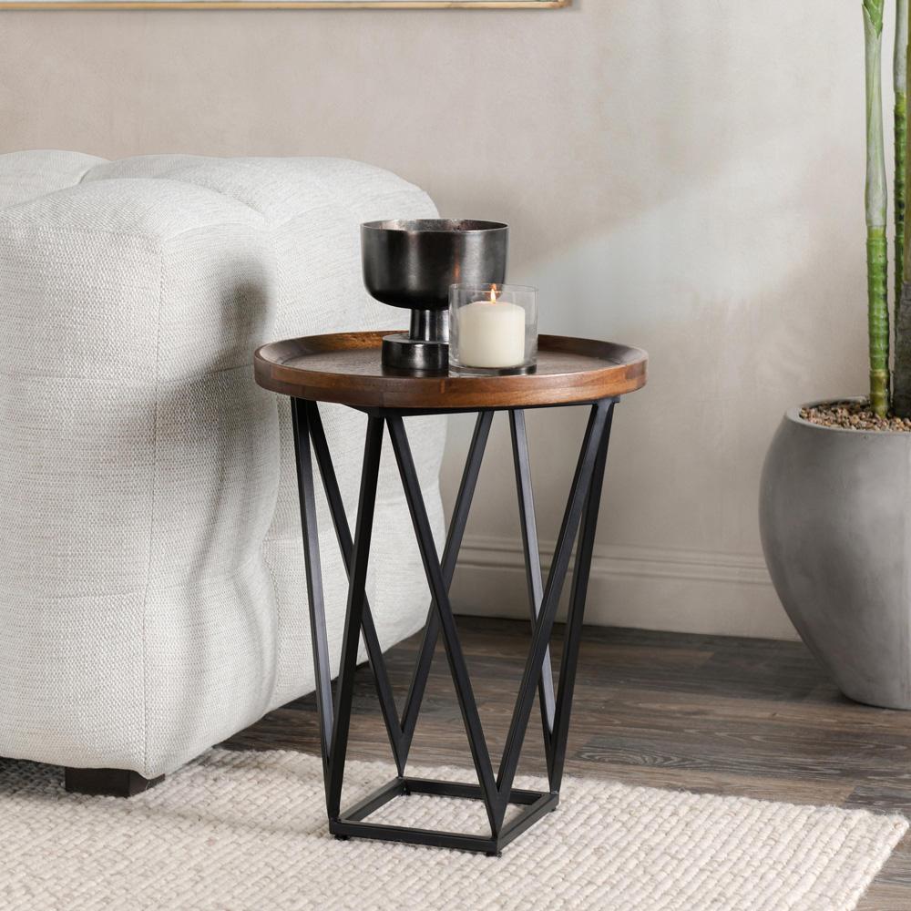 Kosas Home - Lamar Mango Wood End Table in Medium Brown - 51011833 veiw 3