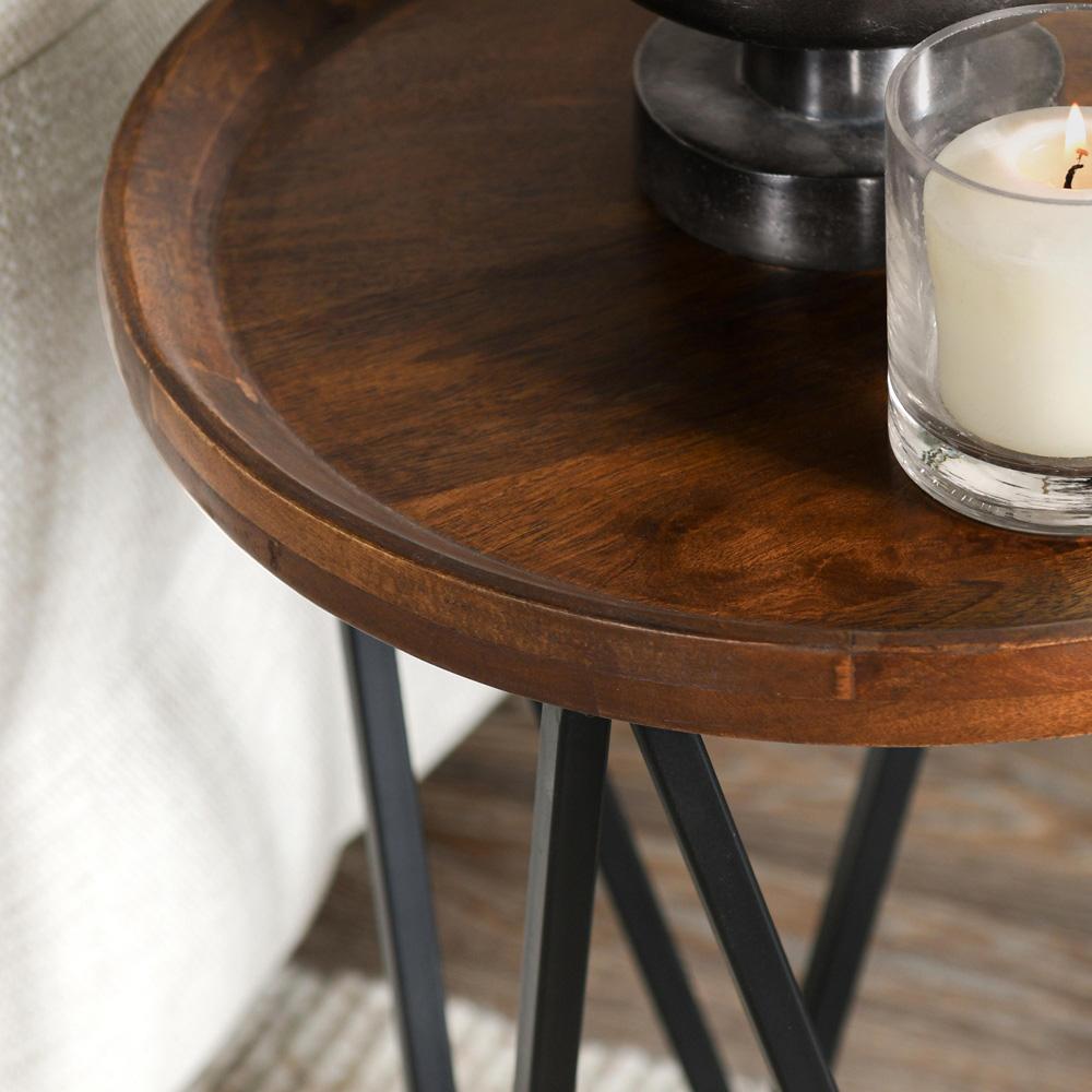 Kosas Home - Lamar Mango Wood End Table in Medium Brown - 51011833 veiw 4