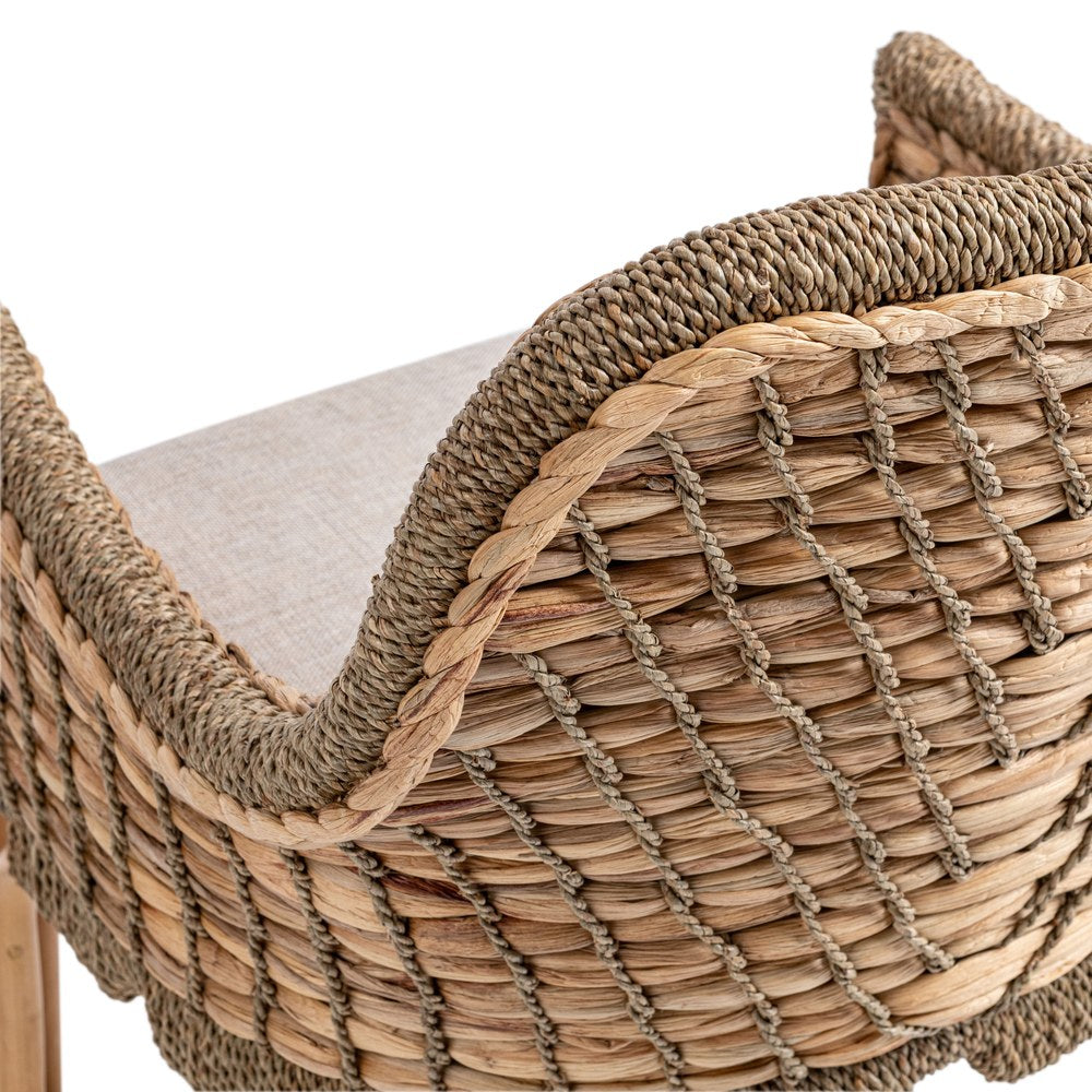 Kosas Home - Nuevo Arm Chair - Natural Honey, Cream - 53051435 view 5
