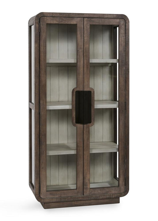 Kosas Home - Ollie Display Cabinet in Dark Brown - 52004131 veiw 1