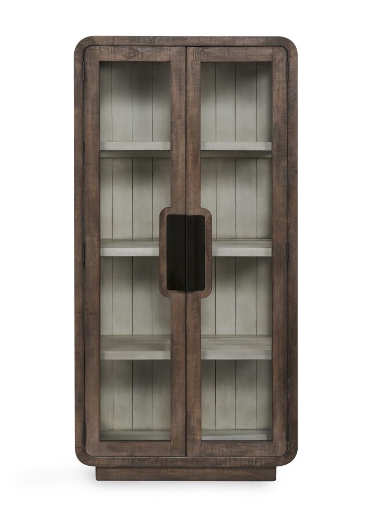 Kosas Home - Ollie Display Cabinet in Dark Brown - 52004131 veiw 2