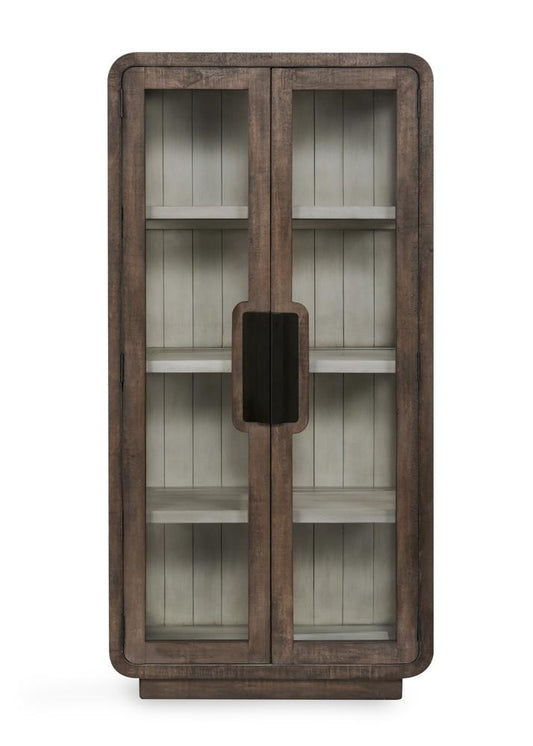 Kosas Home - Ollie Display Cabinet in Dark Brown - 52004131 veiw 2