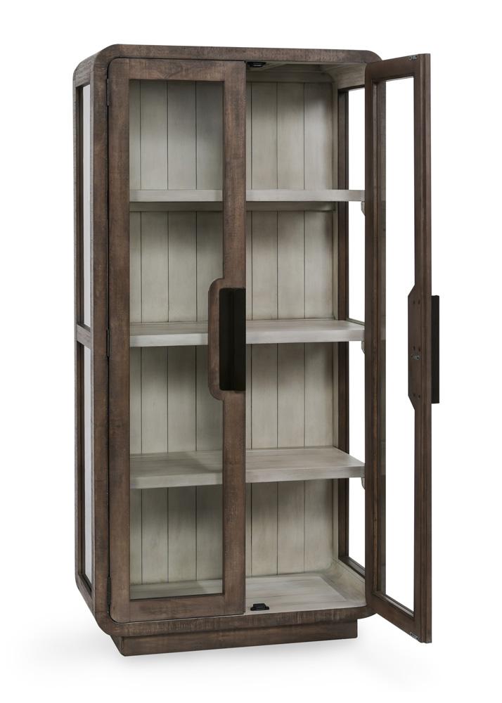 Kosas Home - Ollie Display Cabinet in Dark Brown - 52004131 veiw 4