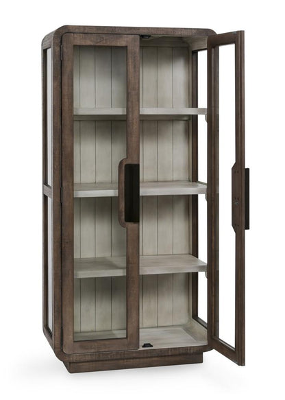Kosas Home - Ollie Display Cabinet in Dark Brown - 52004131 veiw 4