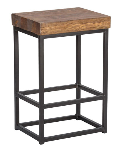 Kosas Home - Porter Reclaimed Pine Counter stool  - PL14783 veiw 1
