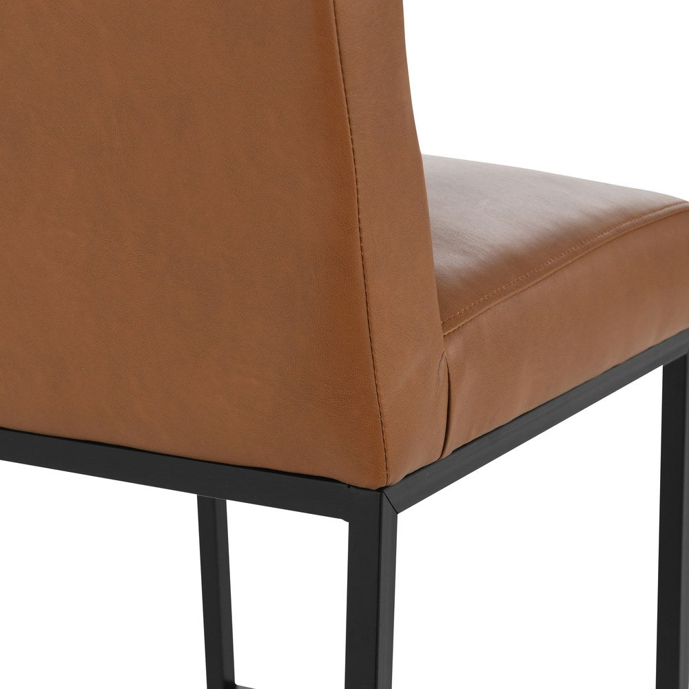 Kosas Home - Seville Bar Stool 30" Brown - Cognac, Black Base - 53005349 view 2