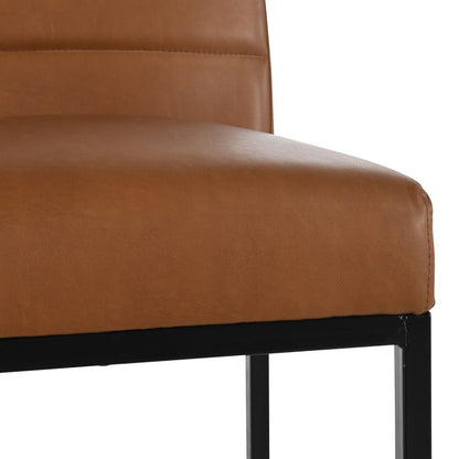 Kosas Home - Seville Bar Stool 30" Brown - Cognac, Black Base - 53005349 view 4