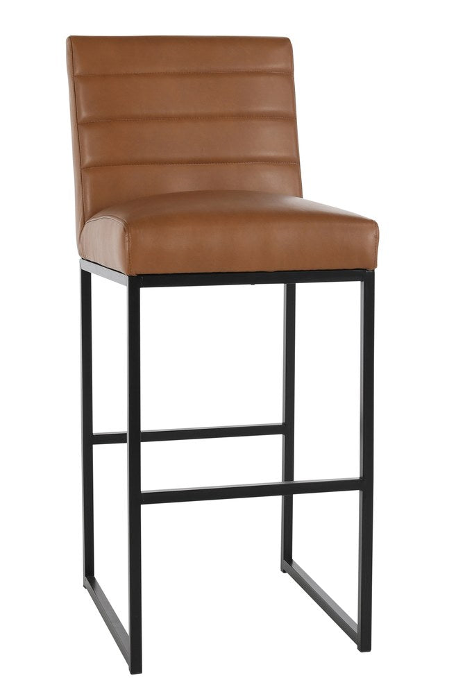 Kosas Home - Seville Bar Stool 30" Brown - Cognac, Black Base - 53005349 view 8