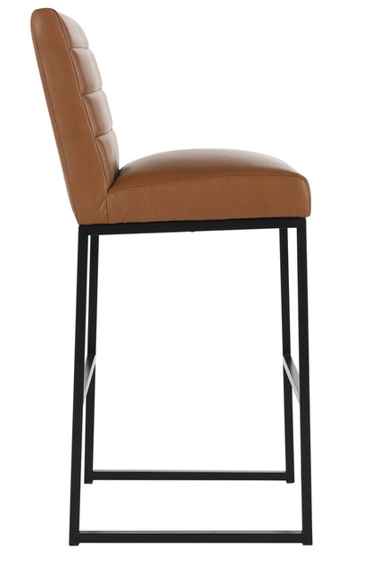 Kosas Home - Seville Bar Stool 30" Brown - Cognac, Black Base - 53005349 view 9
