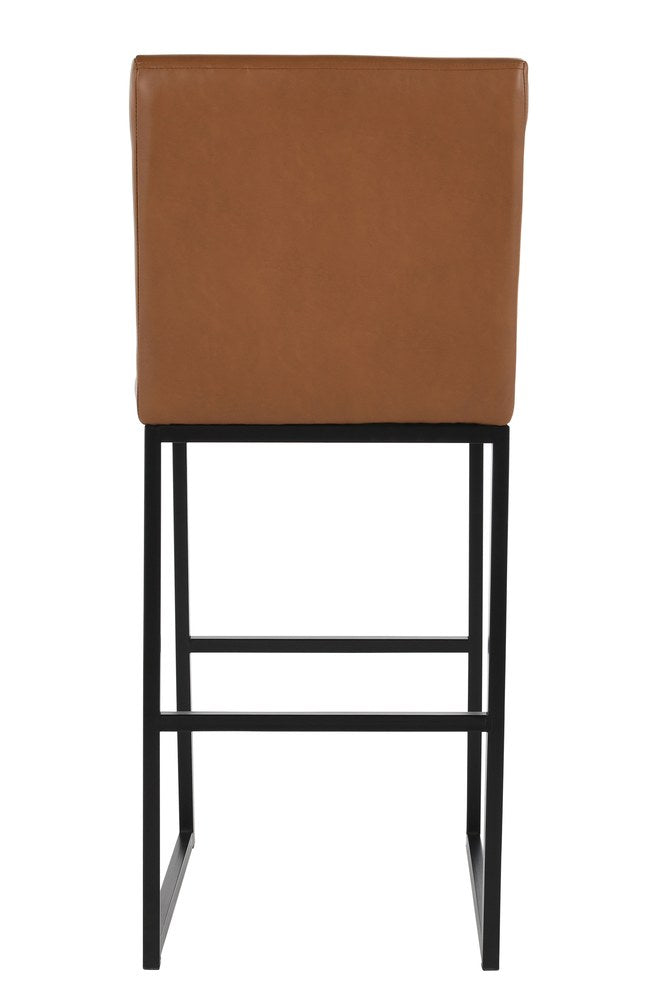Kosas Home - Seville Bar Stool 30" Brown - Cognac, Black Base - 53005349 view 10