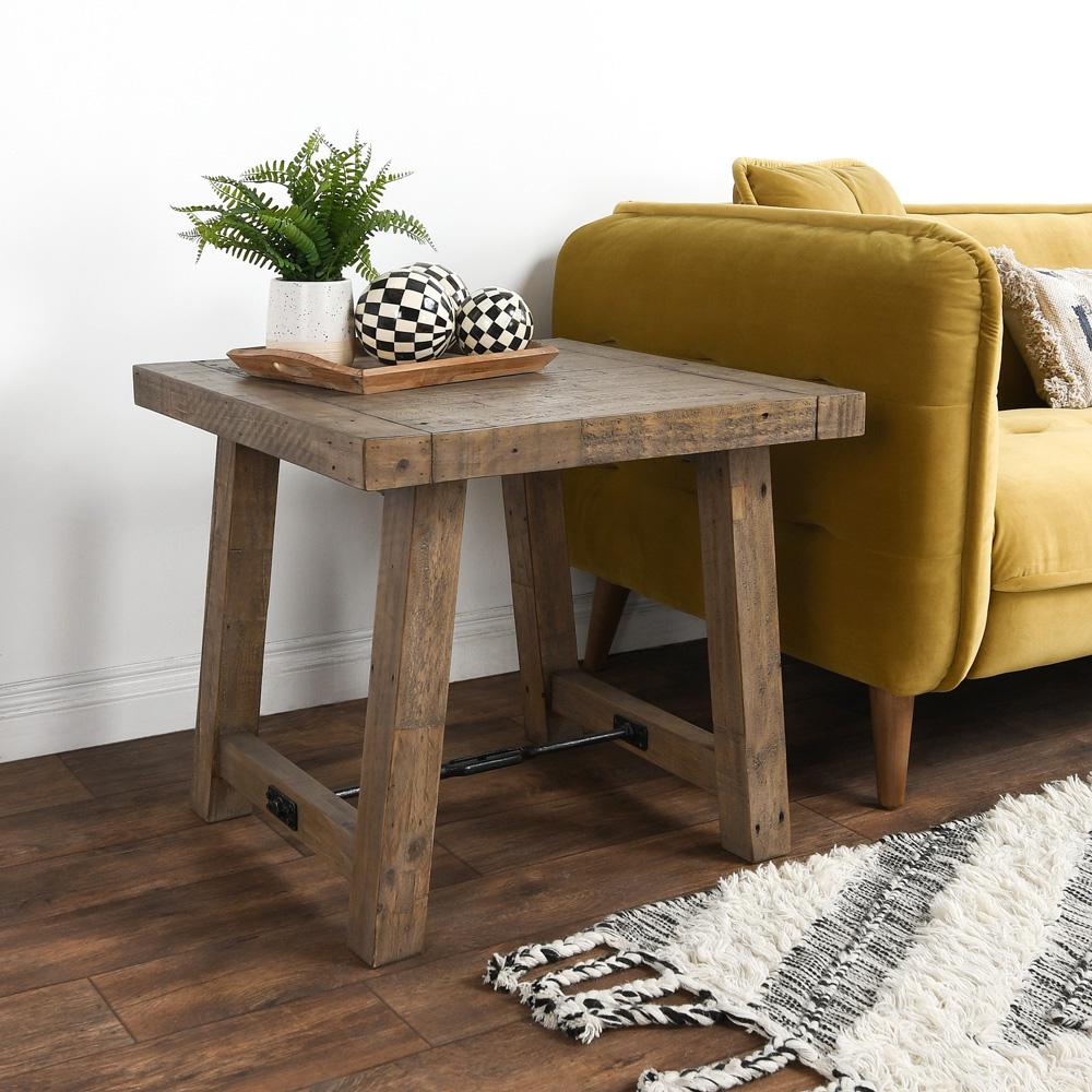 Kosas Home - Tuscany Reclaimed Pine End Table  - 51030831 veiw 5
