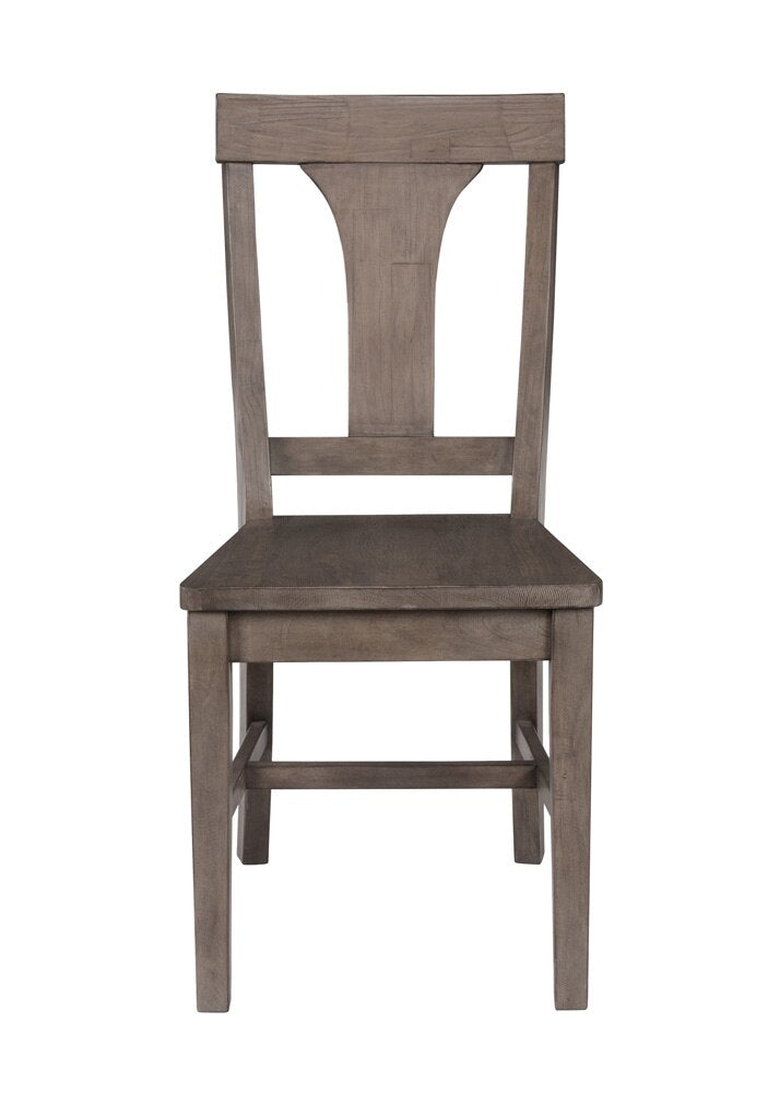 Kosas Home - Tuscany Reclaimed Pine Wood Dining Chair Set of 2 Distressed Brown - 53006057 veiw 2