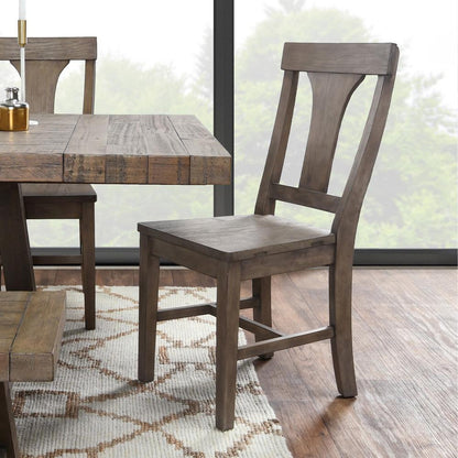 Kosas Home - Tuscany Reclaimed Pine Wood Dining Chair Set of 2 Distressed Brown - 53006057 veiw 5