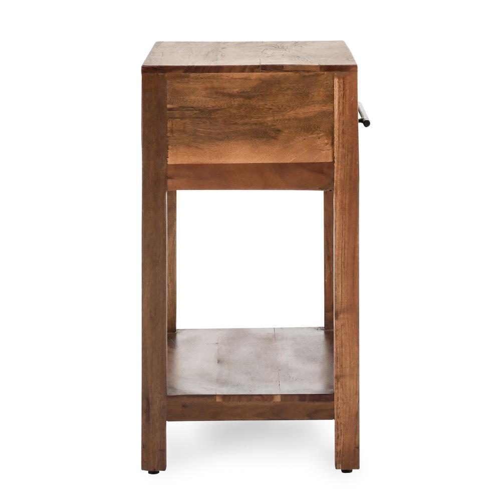 Kosas Home - Wren One-Drawer End Table in Natural Brown  - 51011702 veiw 3