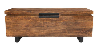 Kosas Home - Zoe Storage Trunk Honey Brown - PL14152 veiw 1