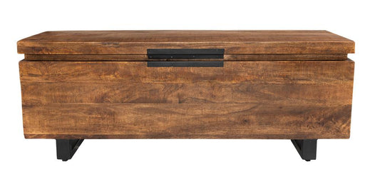 Kosas Home - Zoe Storage Trunk Honey Brown - PL14152 veiw 1