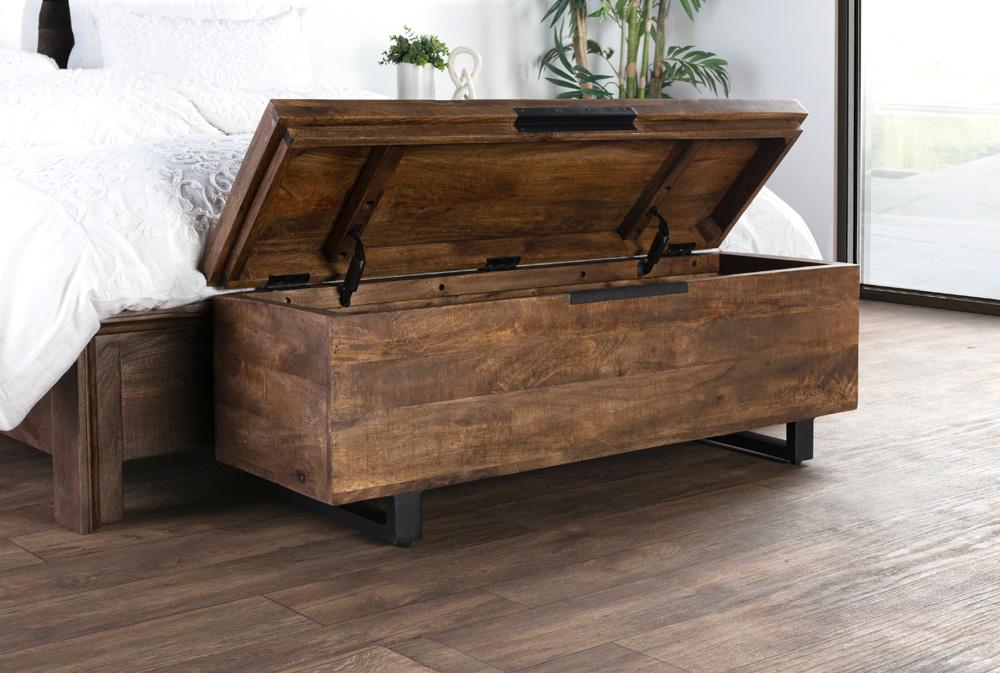 Kosas Home - Zoe Storage Trunk Honey Brown - PL14152 veiw 6