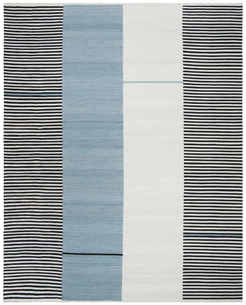 Lauren Ralph Lauren - Aryn Stripe Rug - 8 X 10 - Slate veiw 1