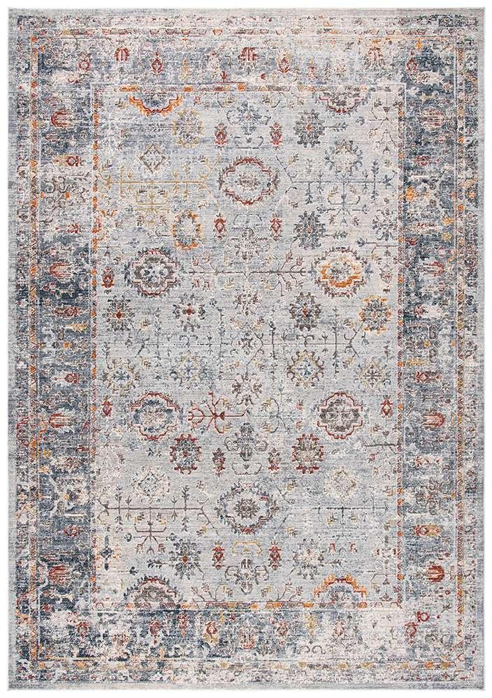 Lauren Ralph Lauren - Cassandra Rug - 6 X 9 - Light Grey / Navy veiw 1