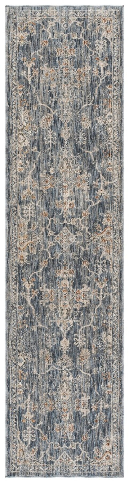 Lauren Ralph Lauren - Lauren Ralph Lauren Flora 1859M Blue / Ivory Beige - 2" X 8" - LRL1859M-28 view 1