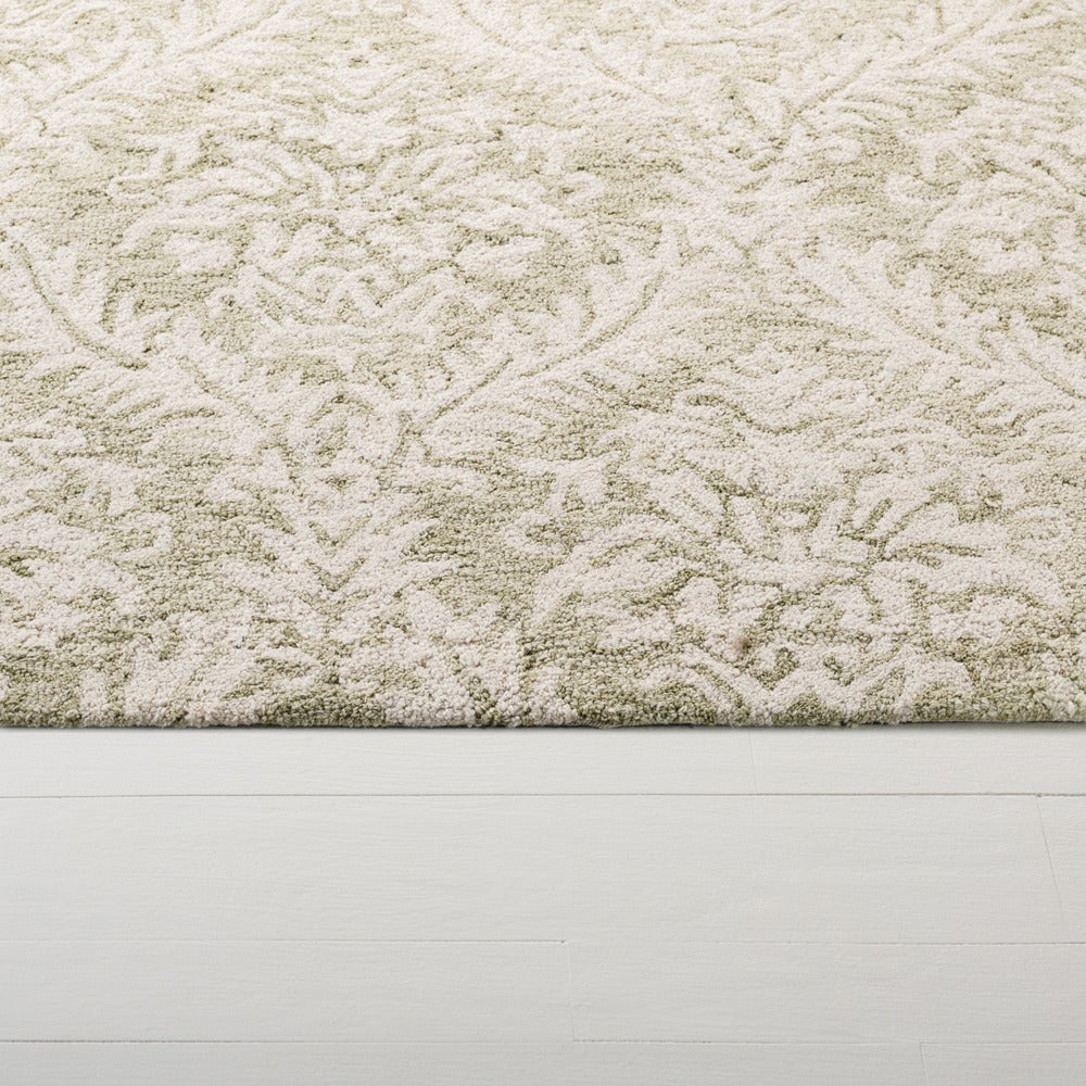 Lauren Ralph Lauren - Lrl 6607W Sage Green Ivory - 9" X 12" - LRL6607W-9 view 3
