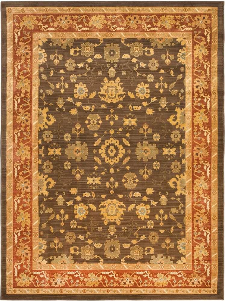 Lauren Ralph Lauren - Waldorf Rug - 9-6in X 13 - Brown / Red veiw 1