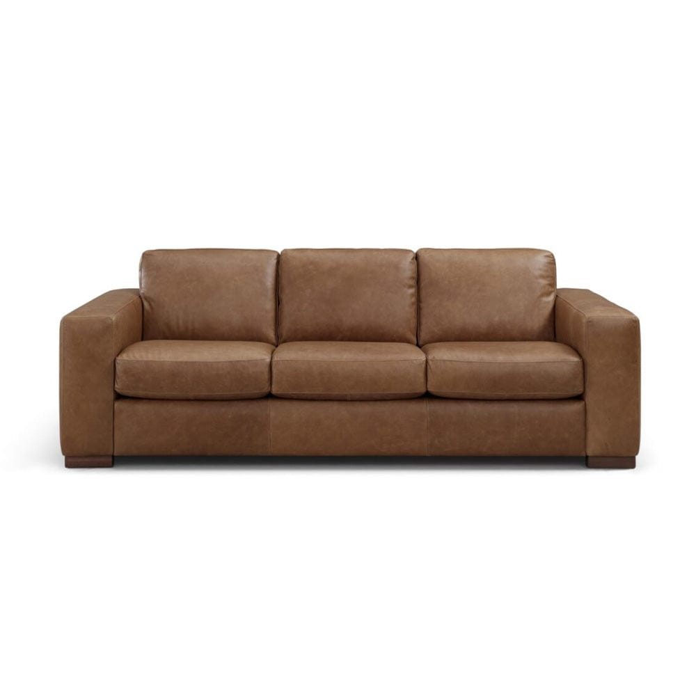 Leather Italia USA - 2013 Inglewood Sofa - Queen Sleeper W- Mattress B5800A Vintage Brown Derby - 1020-2014QSLP-03B5800A view 1