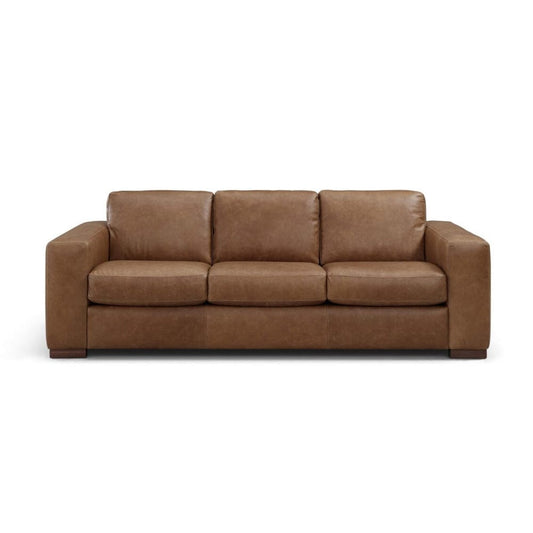 Leather Italia USA - 2013 Inglewood Sofa - Queen Sleeper W- Mattress B5800A Vintage Brown Derby - 1020-2014QSLP-03B5800A view 1
