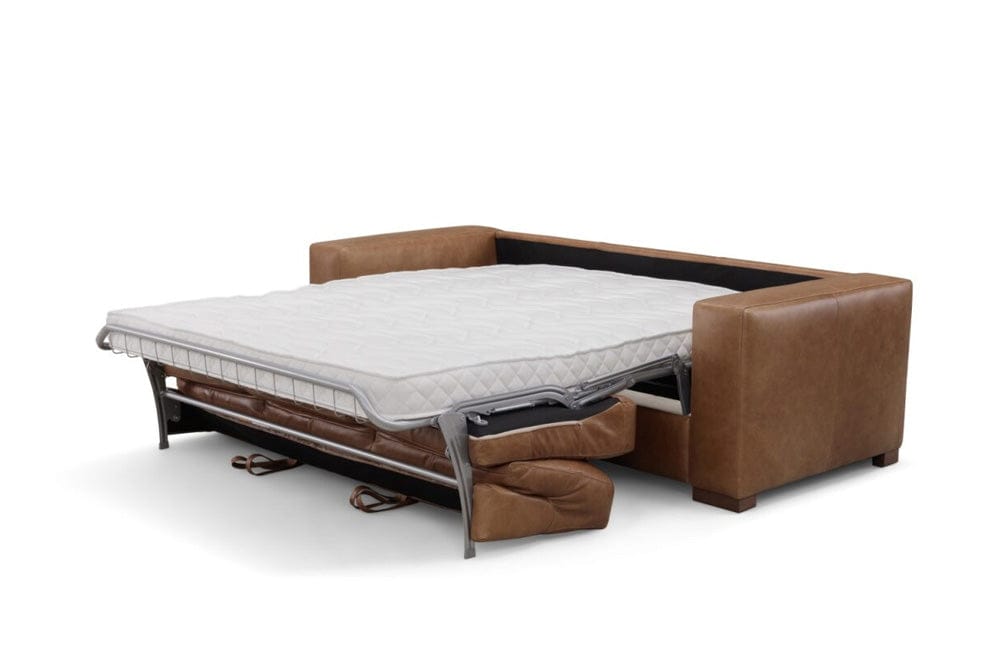 Leather Italia USA - 2013 Inglewood Sofa - Queen Sleeper W- Mattress B5800A Vintage Brown Derby - 1020-2014QSLP-03B5800A view 2