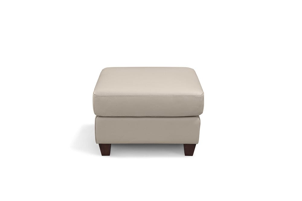 Leather Italia USA - 2724 Millbrook Ottoman M12291A Taupe Plain 100  - 1020-2724-00M12291A view 1