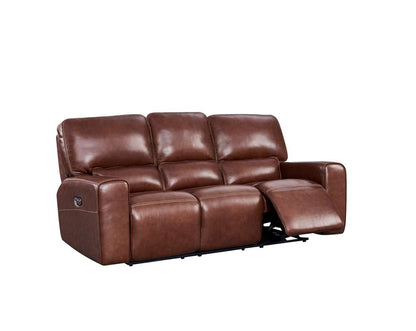 Leather Italia USA - Broadway Sofa - P2 Brown - 1669-EH9049-038540LV veiw 1
