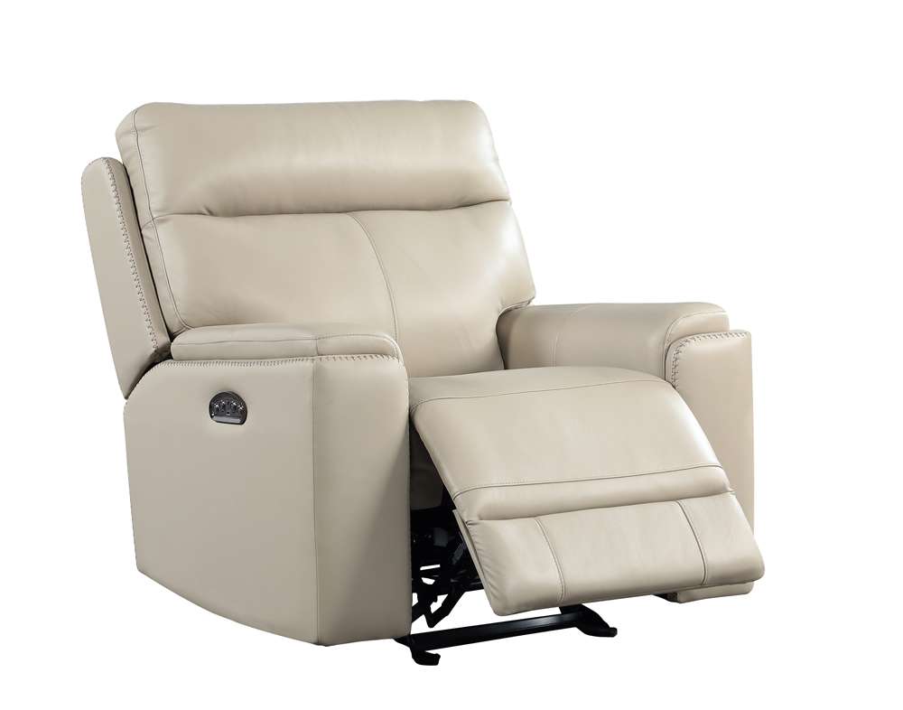 Leather Italia USA - Bryant Chair - Glider P2 Taupe - 1444-EH310G-011001LV veiw 2