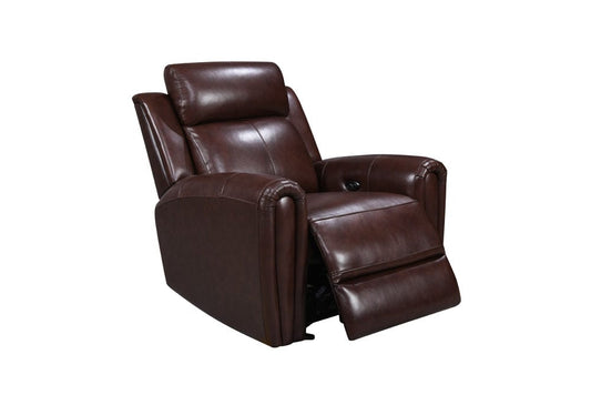Leather Italia USA - E3215 Jonathan P1 Glider Recliner 7030Lv Brown  - 4111-E3215G-017030LV view 1
