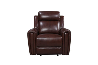 Leather Italia USA - E3215 Jonathan P1 Glider Recliner 7030Lv Brown  - 4111-E3215G-017030LV view 2