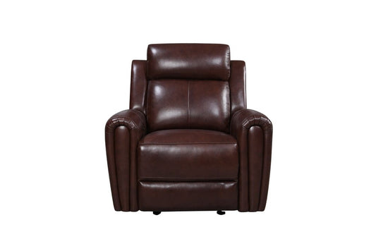 Leather Italia USA - E3215 Jonathan P1 Glider Recliner 7030Lv Brown  - 4111-E3215G-017030LV view 2