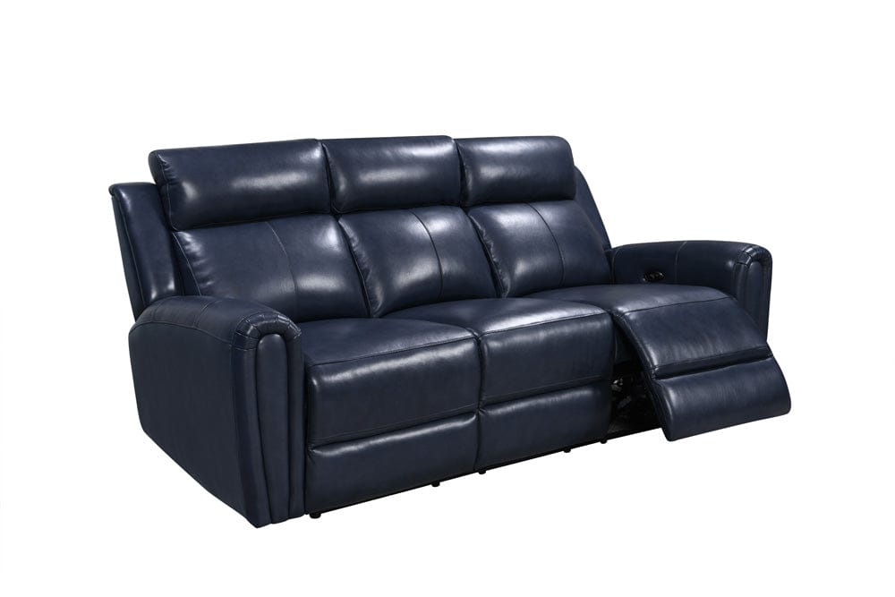 Leather Italia USA - E3215 Jonathan P1 Sofa 7378Lv Blue  - 4111-E3215-037378LV view 1