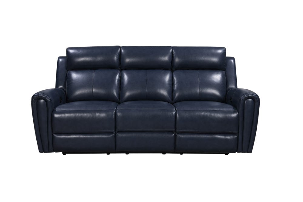Leather Italia USA - E3215 Jonathan P1 Sofa 7378Lv Blue  - 4111-E3215-037378LV view 2