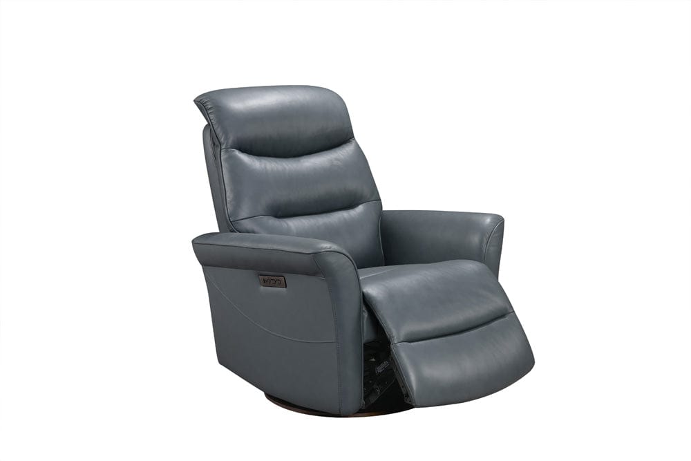 Leather Italia USA - Eh1645 Hollister Chair - P2 - 260 Swivel Glider 5501Lv Blue - 4111-EH1645SG-015501LV view 1