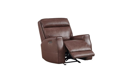 Leather Italia USA - Eh2354 Sydney Chair - P2 - Glider 1501Lv Brown Her  - 9661-EH2354G-011501LV view 1