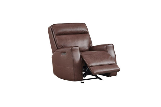 Leather Italia USA - Eh2354 Sydney Chair - P2 - Glider 1501Lv Brown Her  - 9661-EH2354G-011501LV view 1