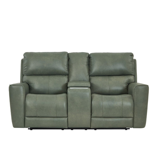 Leather Italia USA - Ehz1564 Laredo Loveseat - Console P2 - Zg 1607Lv S  - 4111-EHZ1564C-021607LV view 2